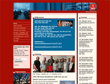 Tablet Screenshot of porzspd.de